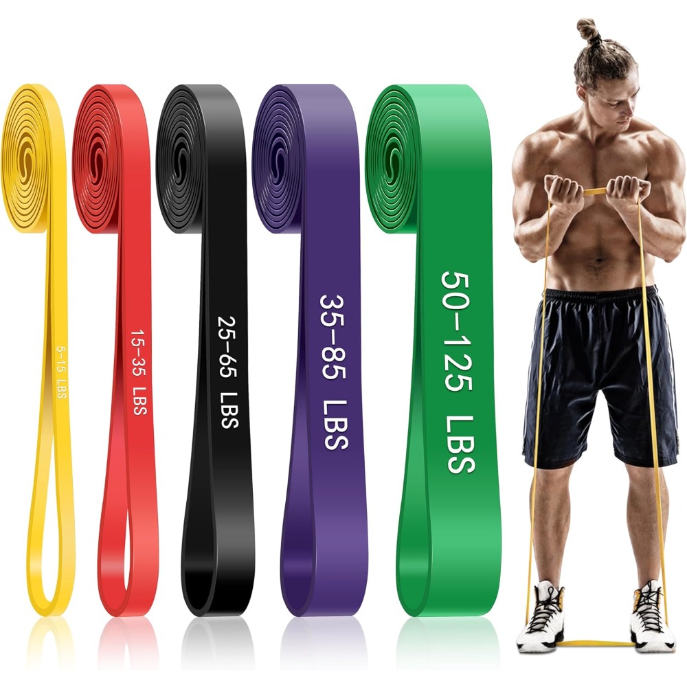 Pull Up Assist Band - Gumy do podciągania, 5-stopniowe gumy oporowe