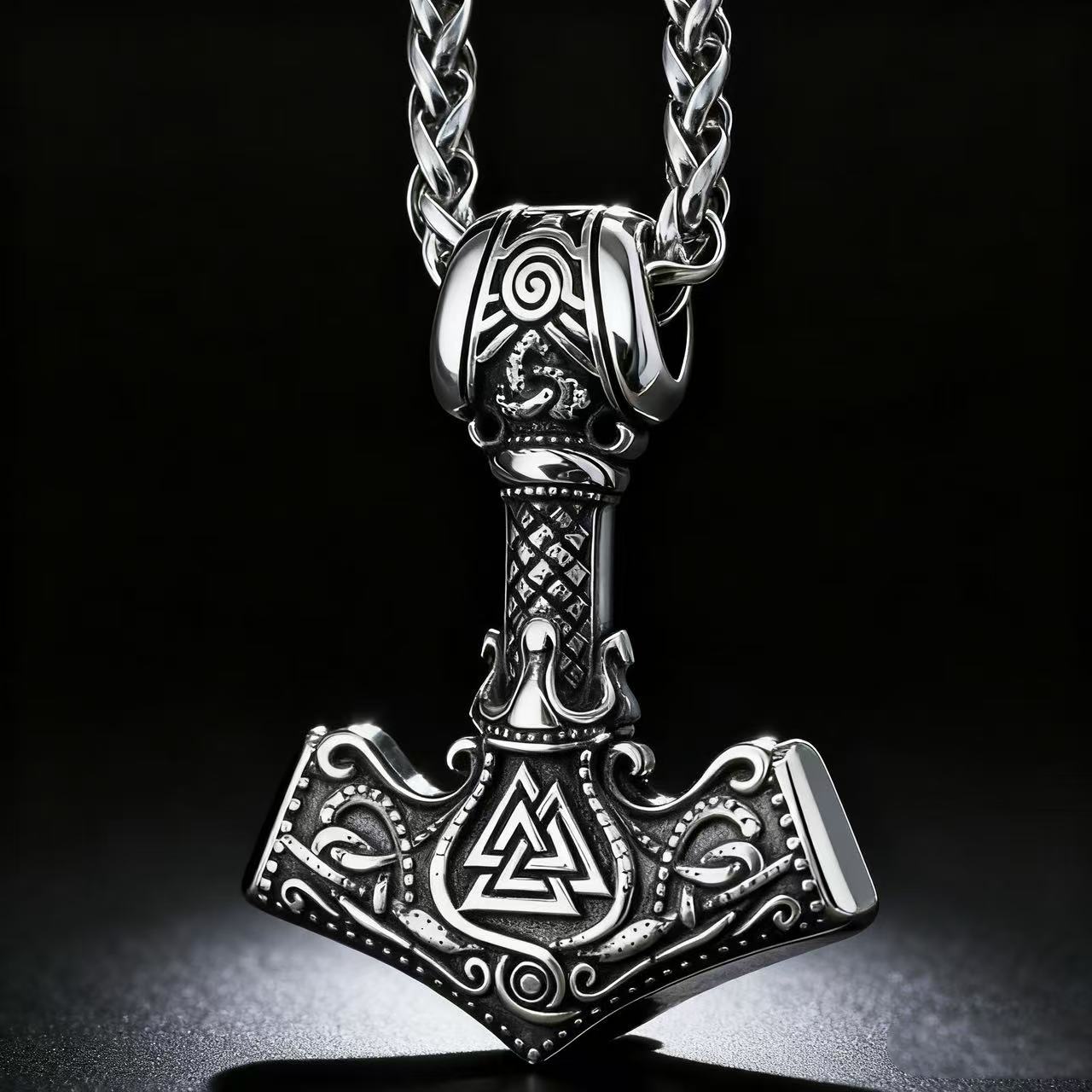 Battle Rope Anchor - Naszyjnik męski ze stali nierdzewnej 316L