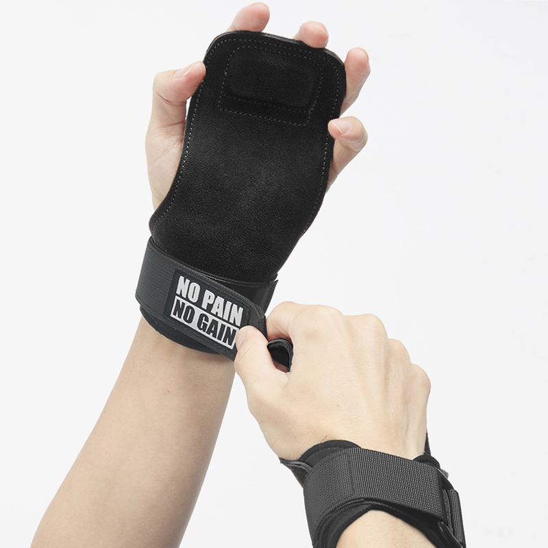Crossfit Training Gear - Skóra bydlęca siłownia uchwyty rękawice podnoszenie