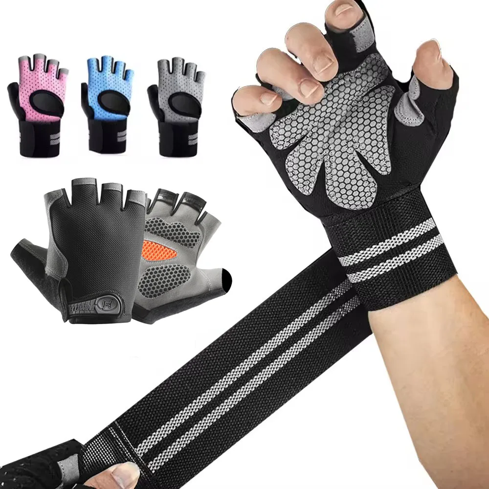 Crossfit Training Gear - 1 para rękawic fitness z półpalcami