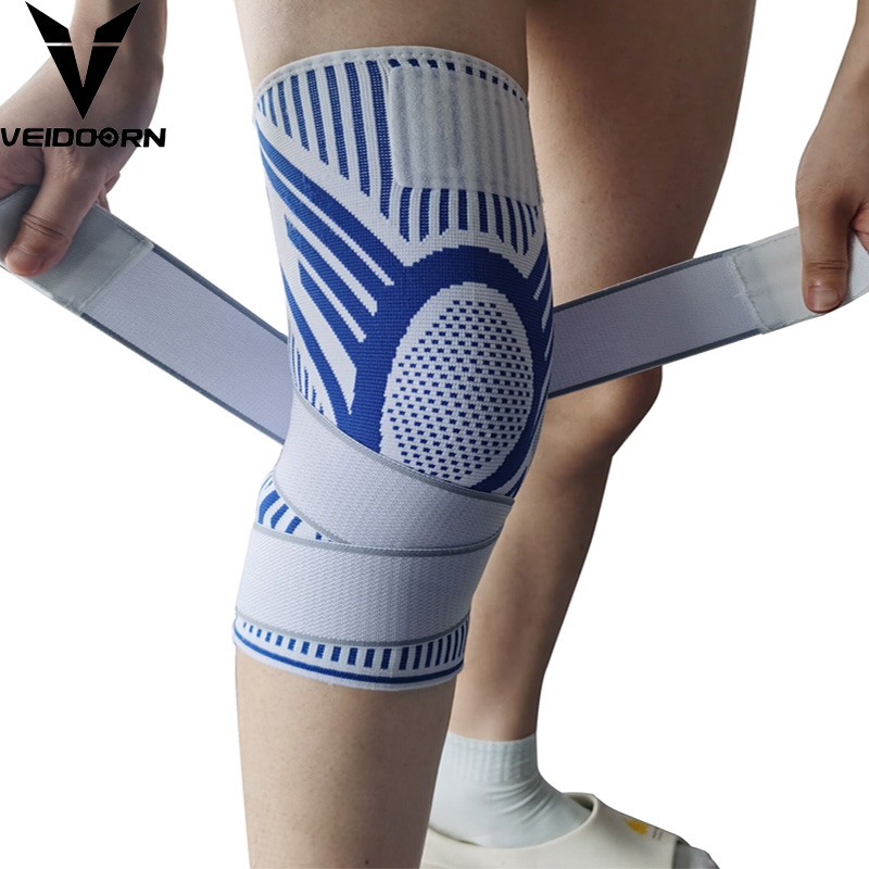 Gear For Crossfit - 1PC mężczyźni kompresja Sport Crossfit nakolanniki