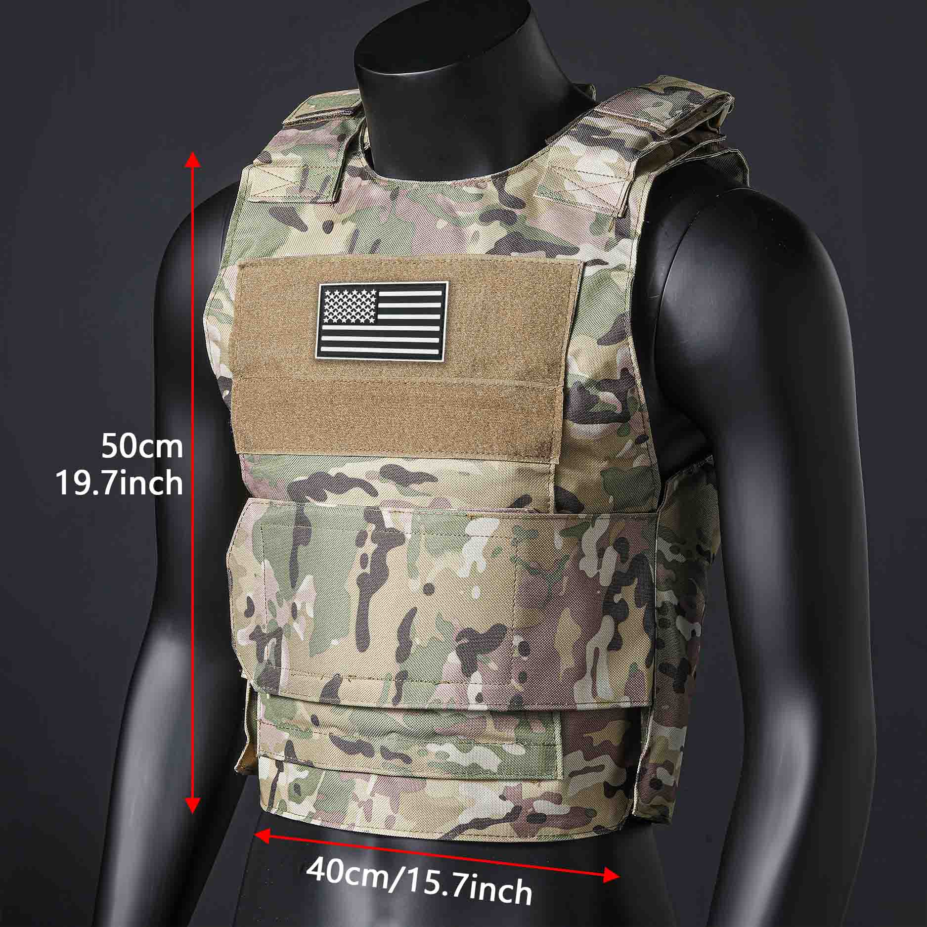 (Dominek amerykańskiej flagi)  – Crossfit Weight Vest recenzja i cena