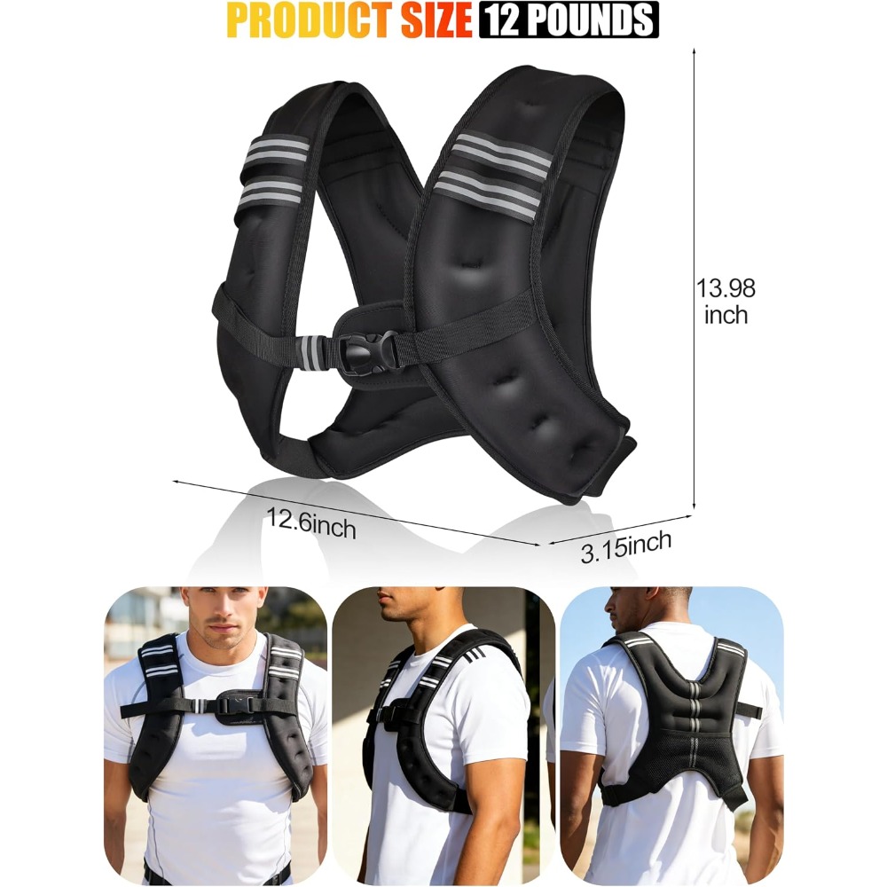 Kamizelka obciążeniowa fitness – Crossfit Weight Vest recenzja i cena